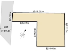 【東京都/台東区上野桜木】台東区上野桜木一丁目　古家付土地 区画図