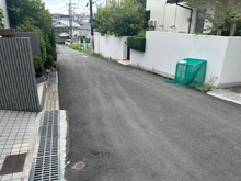【大阪府/枚方市山之上】枚方市山之上5丁目 古家付土地 前面道路
