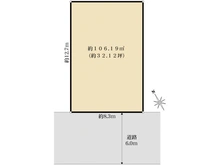 【大阪府/大阪市港区磯路】大阪市港区磯路三丁目　古家付土地 区画図