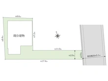 【東京都/足立区千住】足立区千住5丁目　売地 区画図