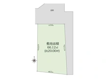 【兵庫県/尼崎市大庄北】尼崎市大庄北五丁目　土地 区画図