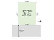 【兵庫県/西宮市仁川町】西宮市仁川町1丁目　土地 区画図