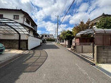 【大阪府/泉南郡熊取町希望が丘】泉南郡熊取町希望が丘二丁目　古家付き土地 前面道路