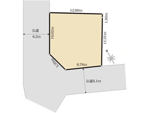 【千葉県/千葉市中央区星久喜町】千葉市中央区星久喜町　建築条件付き売地 区画図