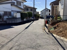 【千葉県/千葉市花見川区宮野木台】千葉市花見川区宮野木台四丁目　売地 前面道路