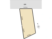 【埼玉県/所沢市大字上安松】所沢市大字上安松 土地 区画図