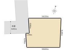 【埼玉県/狭山市富士見】狭山市富士見一丁目　土地 区画図