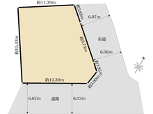 【埼玉県/所沢市緑町】所沢市緑町2丁目　土地 区画図