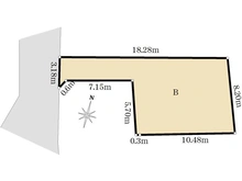 【東京都/東大和市清水】東大和市清水5丁目 売地 区画図