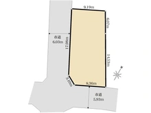 【埼玉県/狭山市大字北入曽】狭山市大字北入曽　土地 区画図