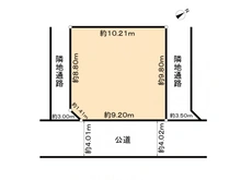 【埼玉県/さいたま市浦和区上木崎】さいたま市浦和区上木崎6丁目土地 区画図