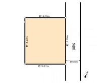 【千葉県/柏市松ケ崎】柏市松ケ崎　土地 区画図