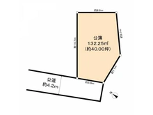 【千葉県/柏市花野井】柏市花野井　土地 区画図
