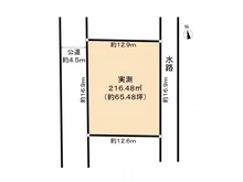 【千葉県/流山市大字中野久木】流山市大字中野久木　土地 区画図