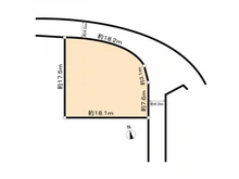【千葉県/流山市江戸川台東】流山市江戸川台東4丁目 土地 区画図