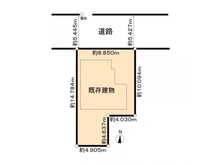 【千葉県/柏市若柴】柏市若柴 土地 区画図