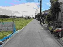 【千葉県/松戸市五香西】松戸市五香西5丁目　土地 前面道路