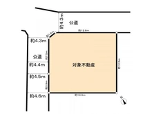 【神奈川県/横浜市保土ケ谷区仏向西】保土ヶ谷区仏向西古家付土地 区画図