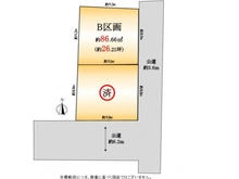 【東京都/目黒区緑が丘】目黒区緑が丘3丁目(B区画) 区画図