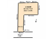 【東京都/目黒区八雲】目黒区八雲3丁目 土地 区画図