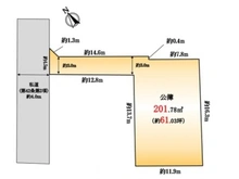 【東京都/大田区田園調布本町】大田区田園調布本町　土地 区画図