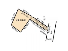 【神奈川県/横浜市港北区綱島西】横浜市港北区綱島西1丁目 土地 区画図