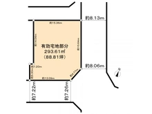 【東京都/杉並区井草】杉並区井草5丁目土地 区画図