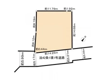 【東京都/杉並区荻窪】杉並区荻窪1丁目　土地 区画図
