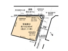 【東京都/杉並区天沼】杉並区天沼三丁目　土地 区画図
