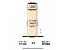 【東京都/世田谷区宮坂】世田谷区宮坂1丁目 土地 区画図