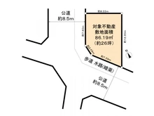 【埼玉県/川口市三ツ和】川口市三ツ和2丁目　古家付土地 区画図