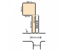 【埼玉県/戸田市下前】戸田市下前1丁目 土地 区画図