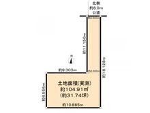 【埼玉県/川口市大字源左衛門新田】川口市大字源左衛門新田土地 区画図