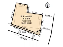 【大阪府/大阪市旭区中宮】大阪市旭区中宮2丁目　古家付き土地 区画図