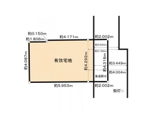 【東京都/墨田区菊川】墨田区菊川3丁目 土地 区画図