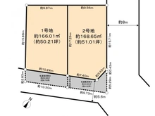 【大阪府/吹田市山手町】吹田市山手町4丁目土地　2号地 区画図