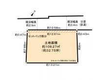 【東京都/文京区白山】文京区白山4丁目（土地） 区画図