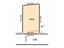 【神奈川県/川崎市中原区中丸子】川崎市中原区中丸子　3号地 区画図
