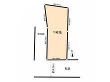 【神奈川県/川崎市中原区中丸子】川崎市中原区中丸子　1号地 区画図
