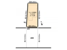 【東京都/国分寺市北町】国分寺市北町2丁目 区画図
