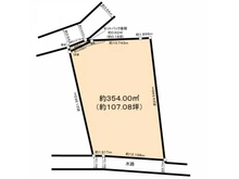 【東京都/東大和市狭山】東大和市狭山3丁目土地 区画図