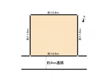 【東京都/足立区神明】足立区神明2丁目売地 区画図