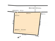 【神奈川県/横浜市鶴見区東寺尾】横浜市鶴見区東寺尾4丁目 土地 区画図