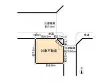 【神奈川県/川崎市幸区小向西町】川崎市幸区小向西町2丁目土地 区画図