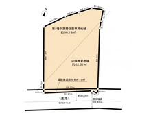 【東京都/中野区中野】中野区中野三丁目　売地 区画図