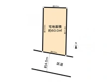 【東京都/杉並区高円寺北】高円寺北2丁目土地3区画 区画図