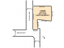 【東京都/西東京市東町】西東京市東町6丁目土地 区画図