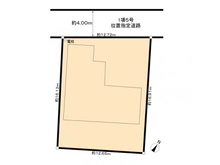 【東京都/西東京市下保谷】西東京市下保谷3丁目土地 区画図