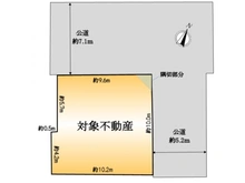 【東京都/品川区旗の台】品川区旗の台6丁目　売地 区画図