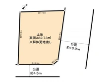 【愛知県/名古屋市瑞穂区岳見町】名古屋市瑞穂区岳見町4丁目 土地 区画図
